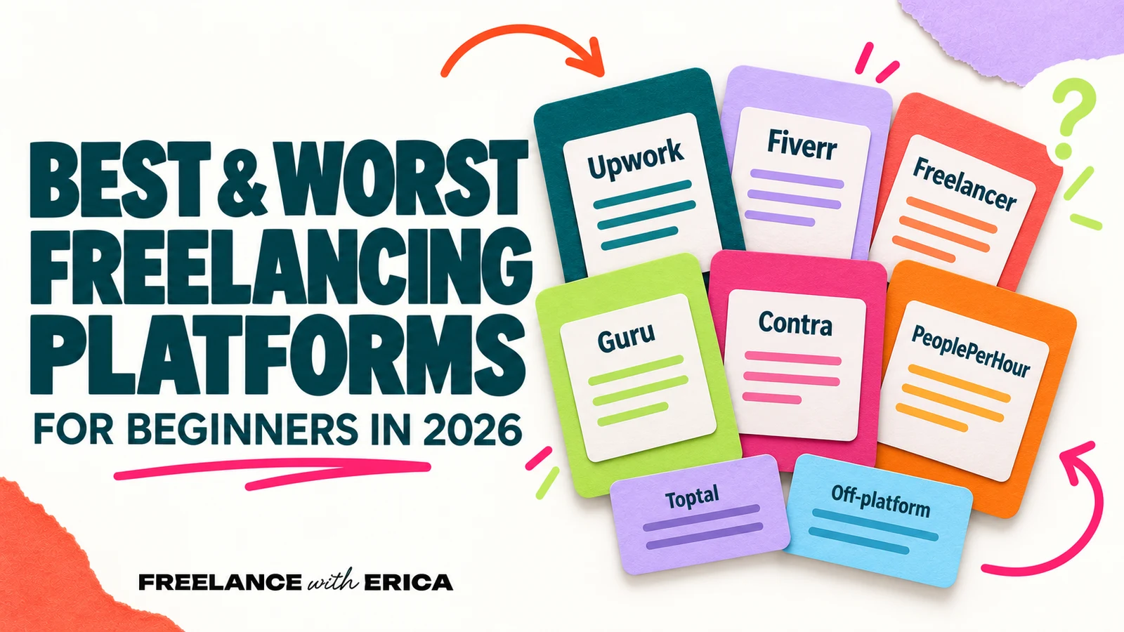 Best & Worst Freelancing Platforms for Beginners in 2026 (Upwork, Fiverr, etc.) thumbnail