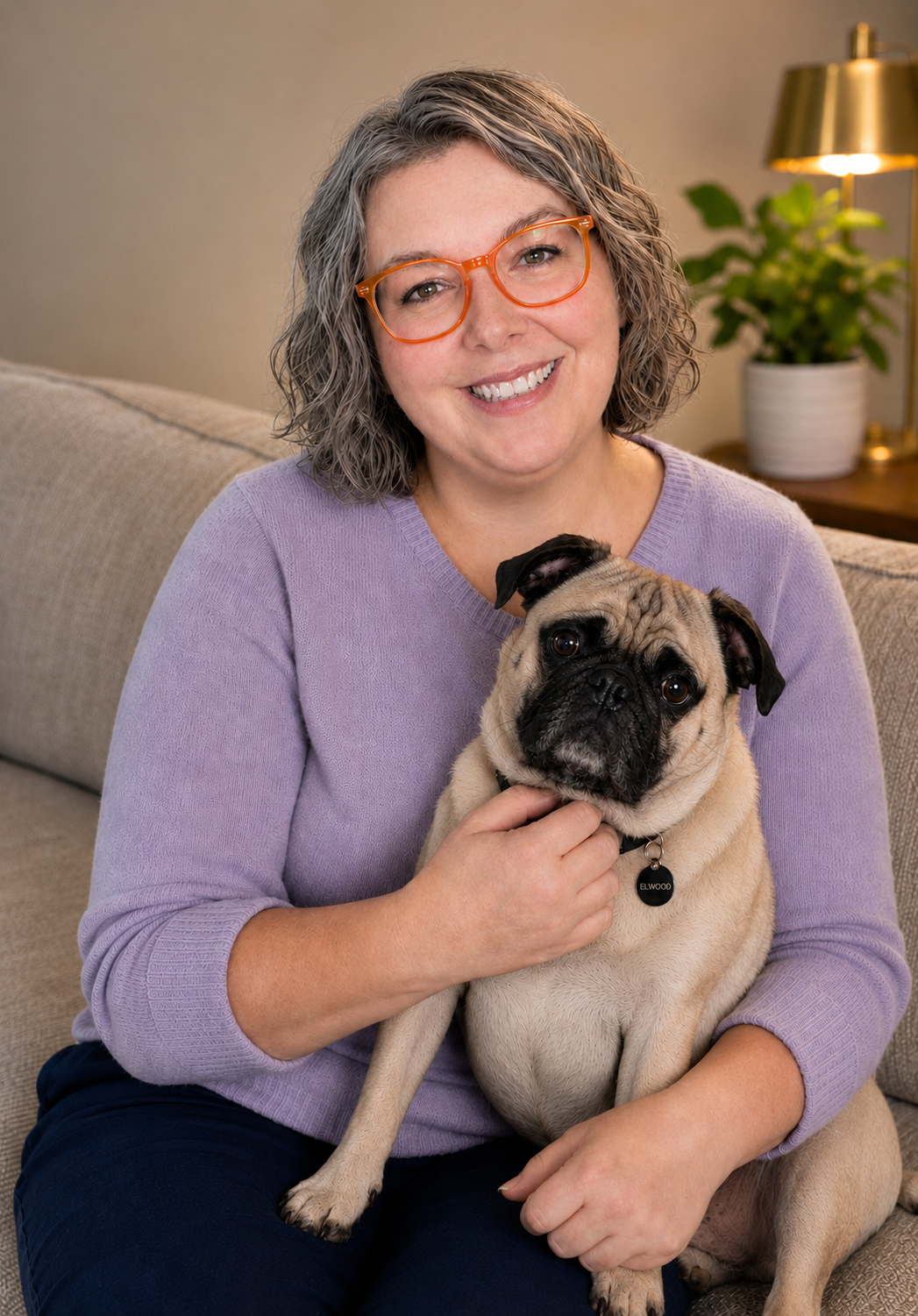 Erica Nall with Elwood
