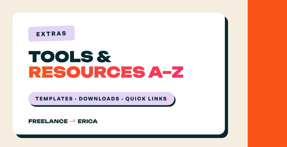 Tools &amp; Resources
