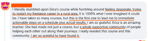 FWE member testimonial
