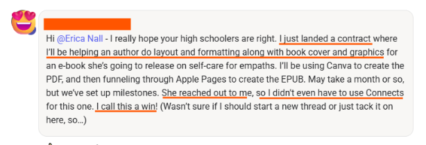 FWE member testimonial