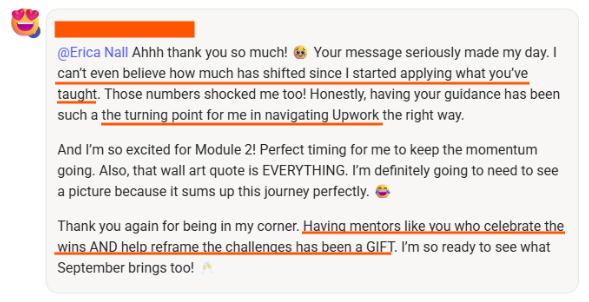 FWE member testimonial