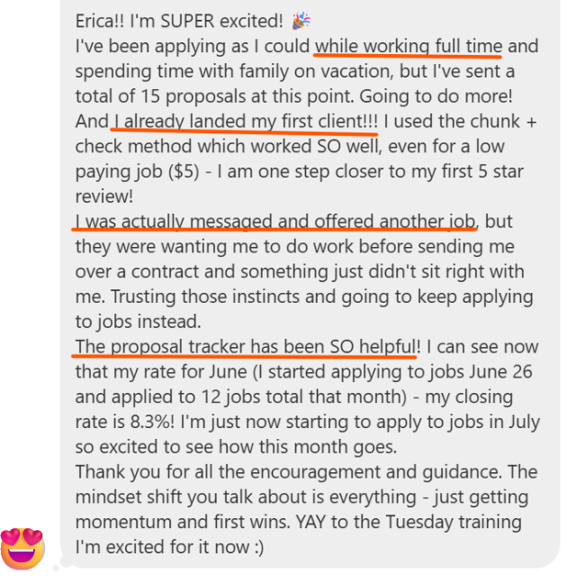 FWE member testimonial