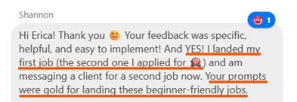 FWE member testimonial