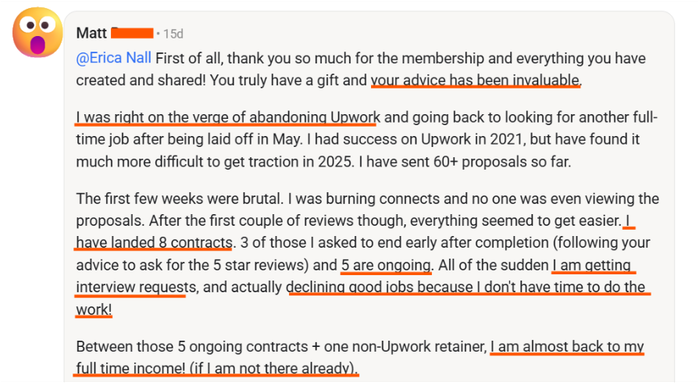 FWE member testimonial